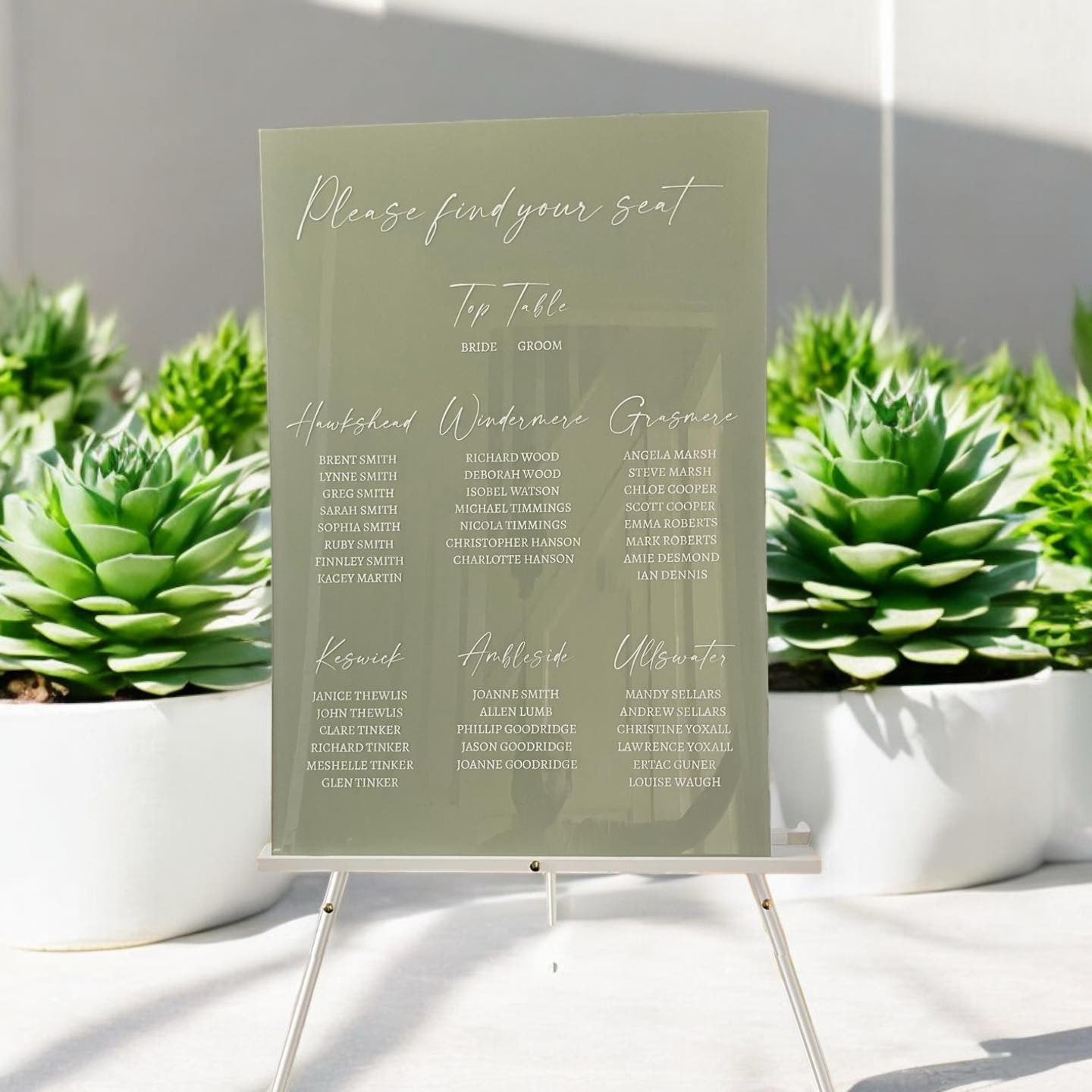Acrylic Sign Saver Packages