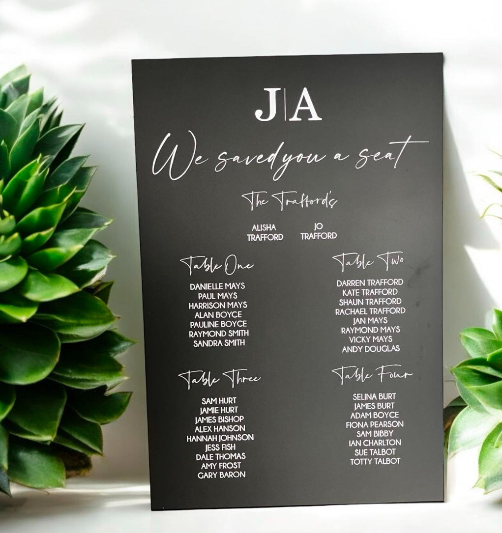 Acrylic Table Plans