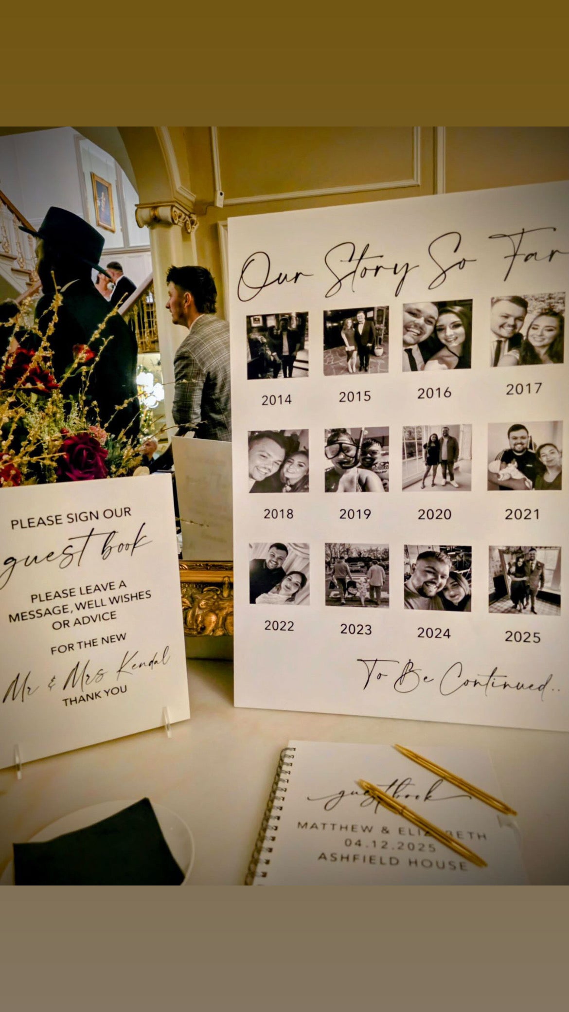 đź’ŤPrice Drop Our Story so far boards