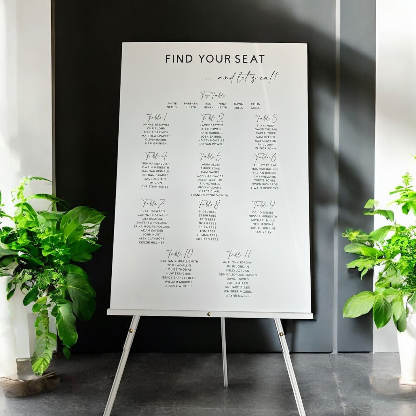 Acrylic Table Plans