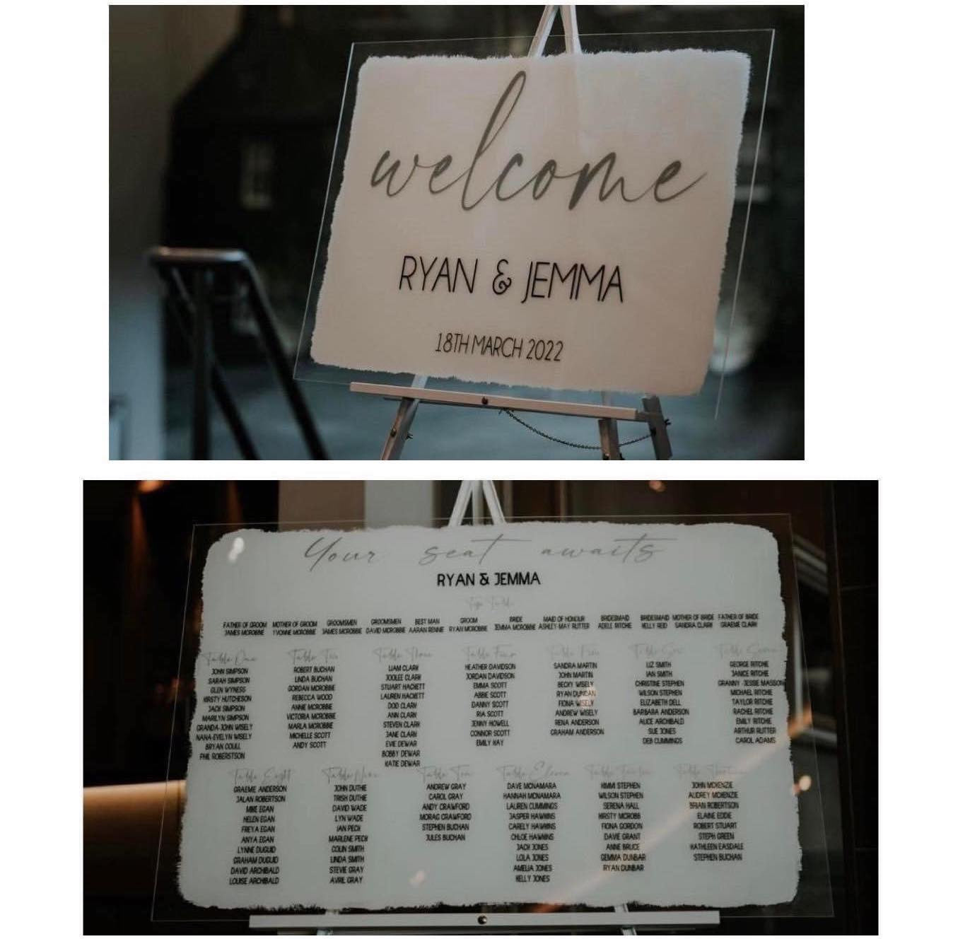 Acrylic Sign Saver Packages