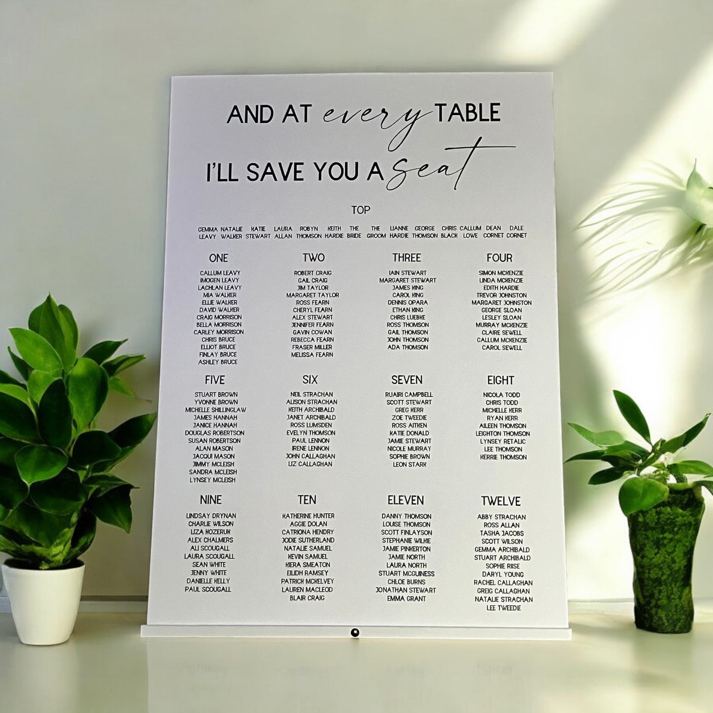 Acrylic Table Plans