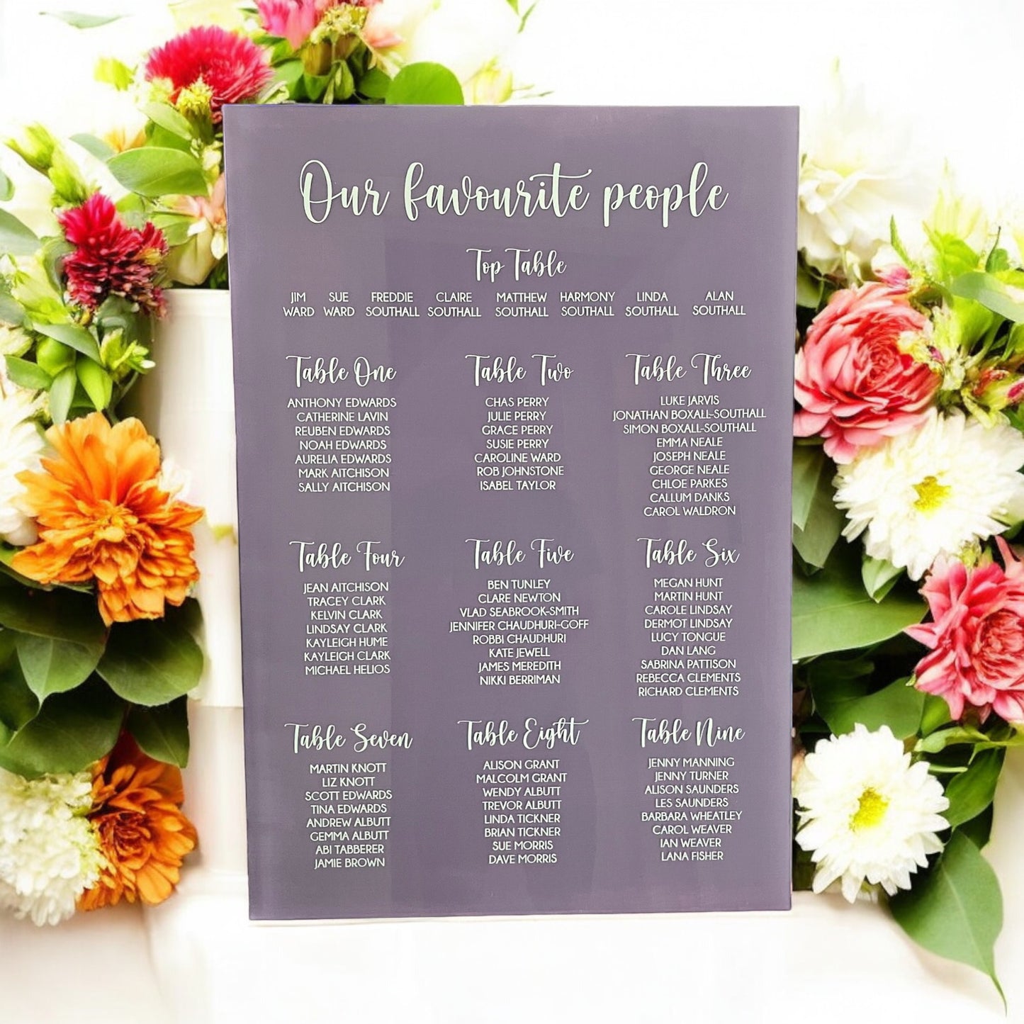 Acrylic Table Plans