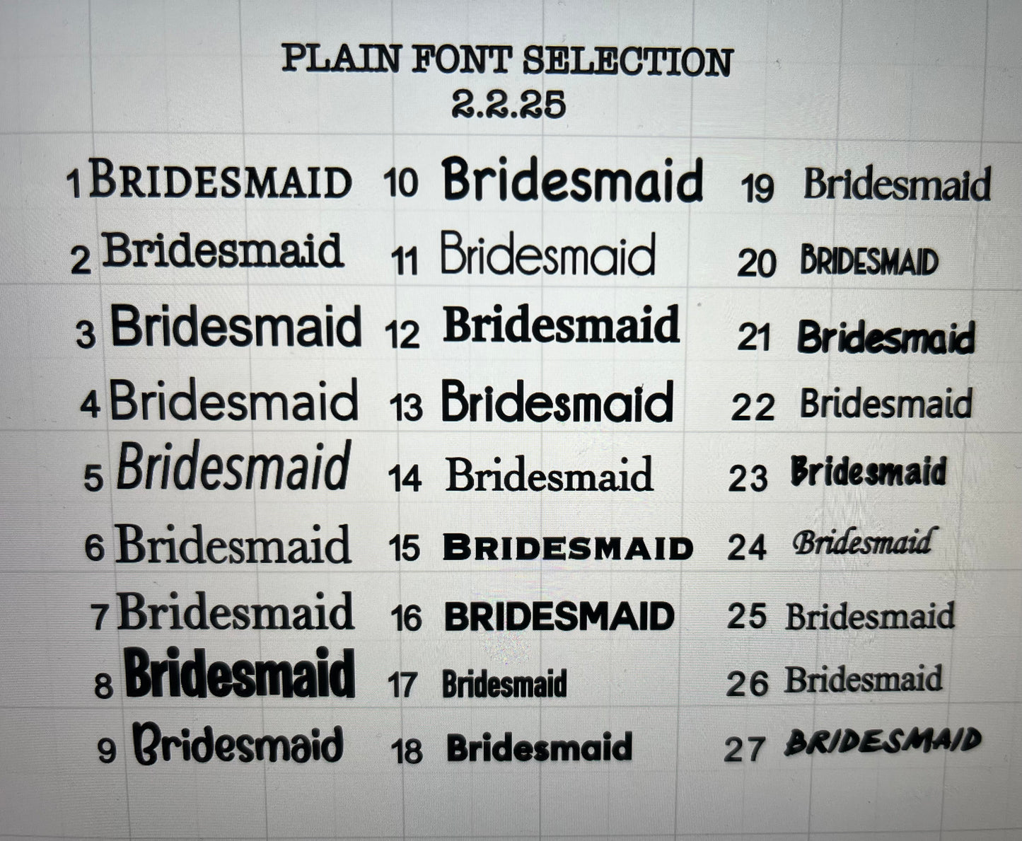 Acrylic Place Names