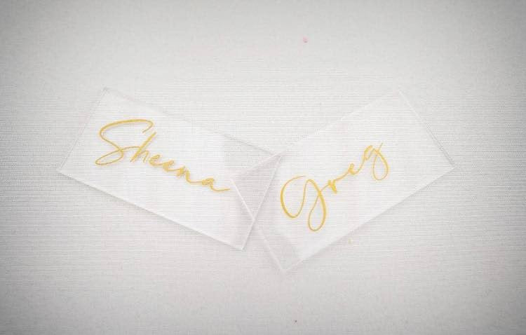 Acrylic Place Names