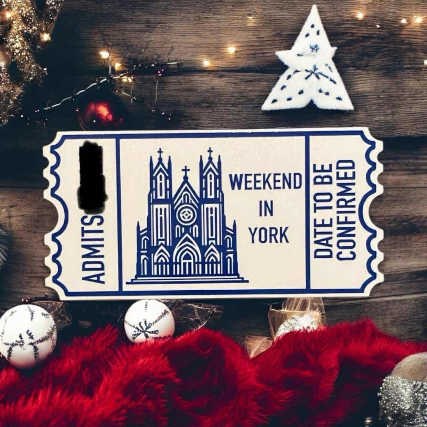 Christmas Acrylic Tickets