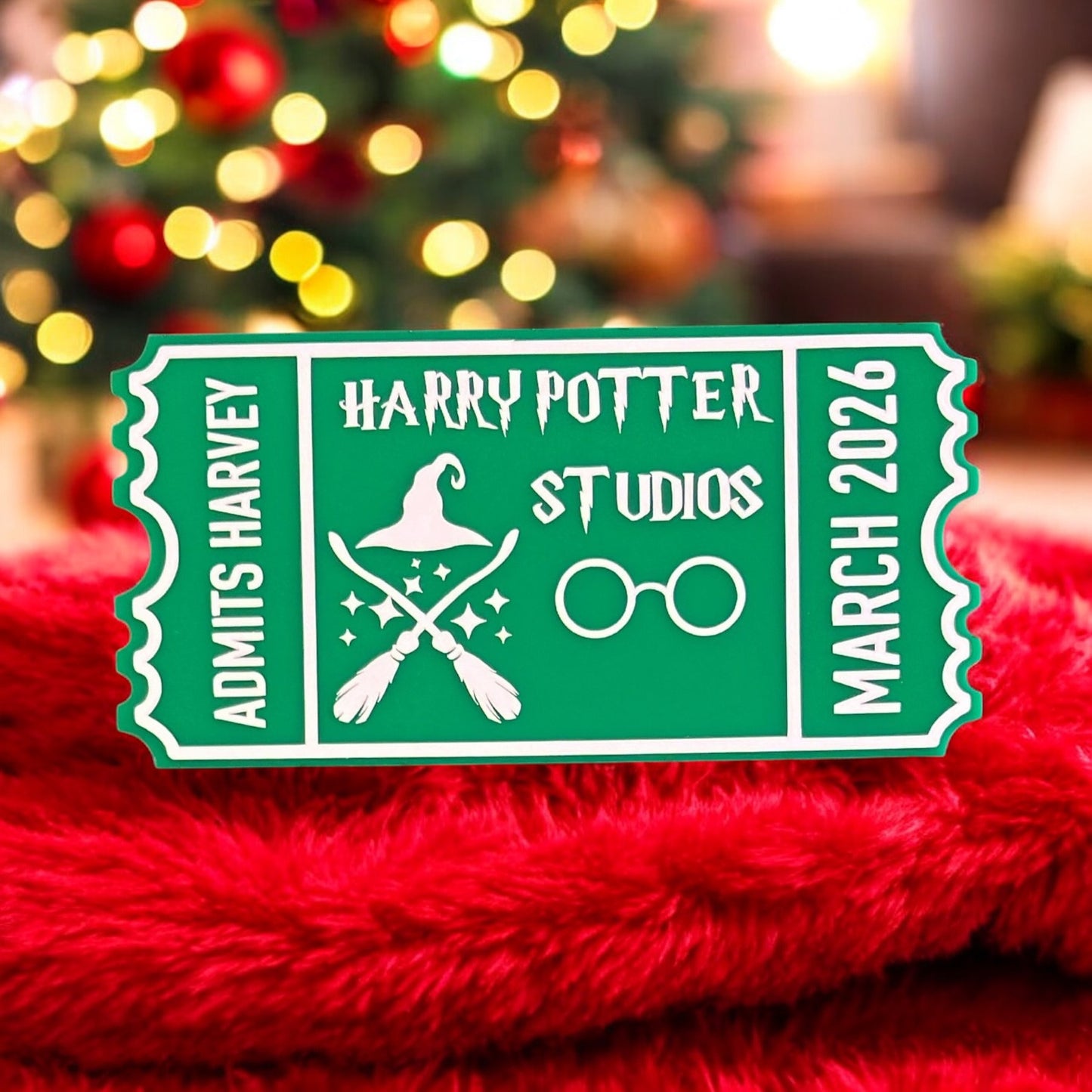 Christmas Acrylic Tickets