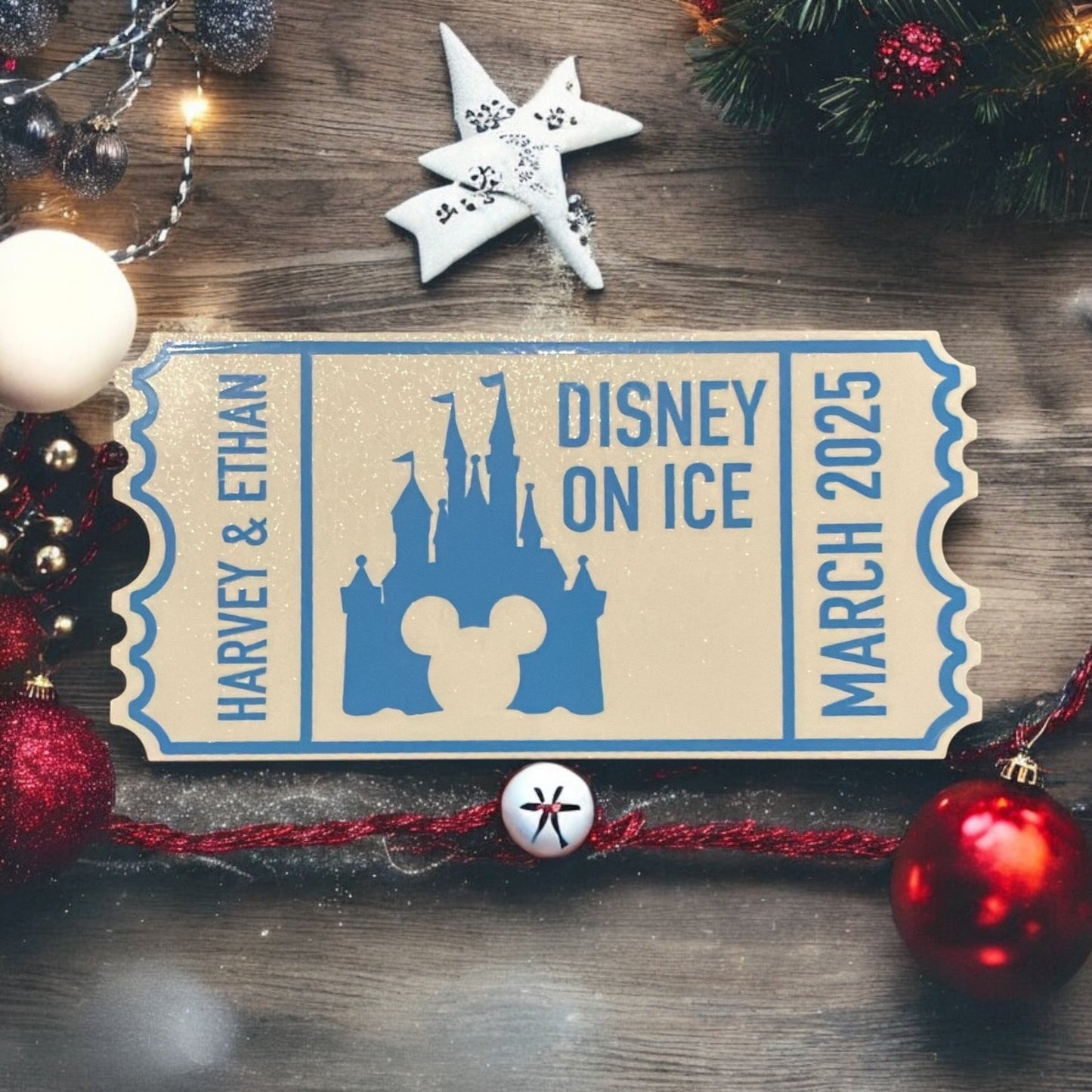 Christmas Acrylic Tickets