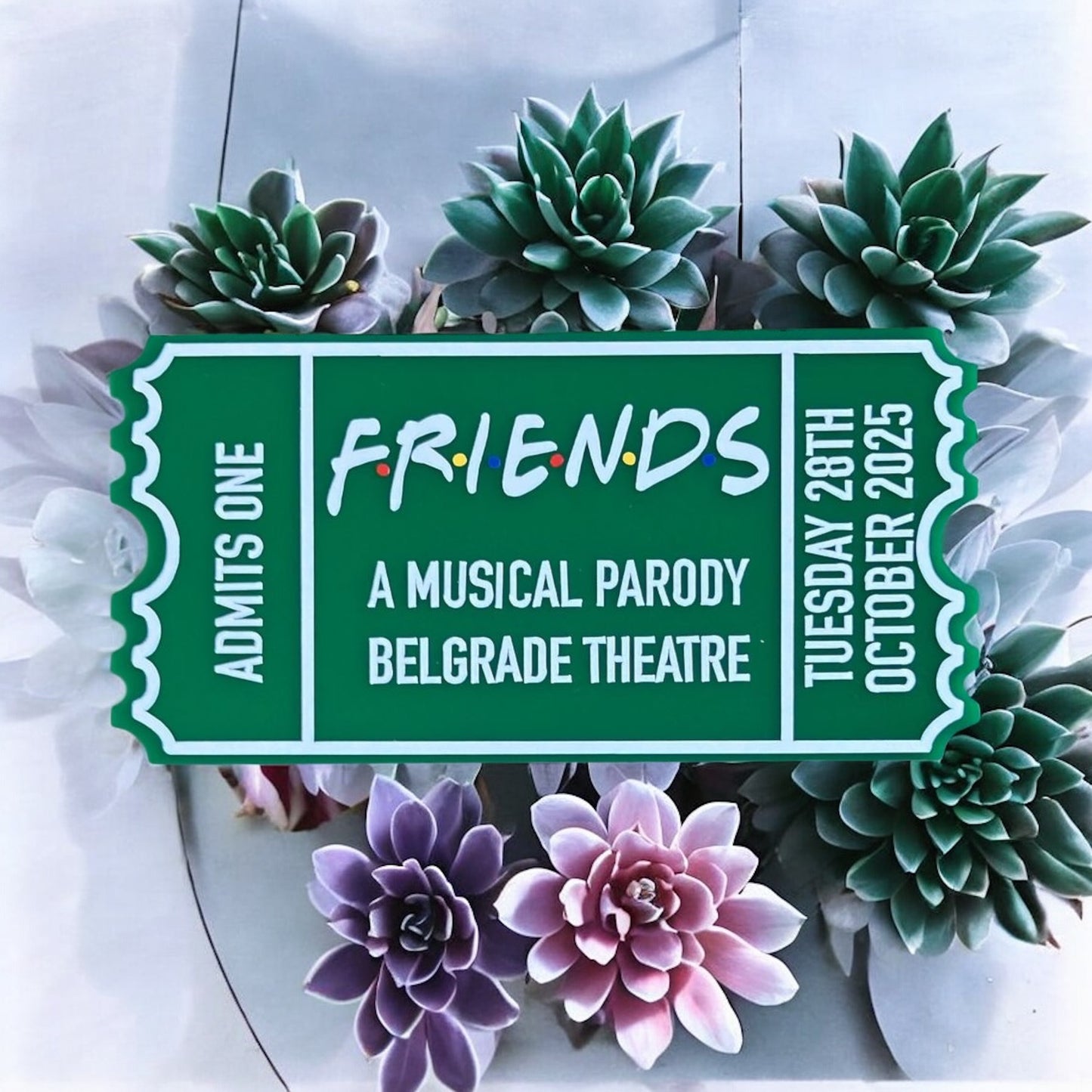 Christmas Acrylic Tickets
