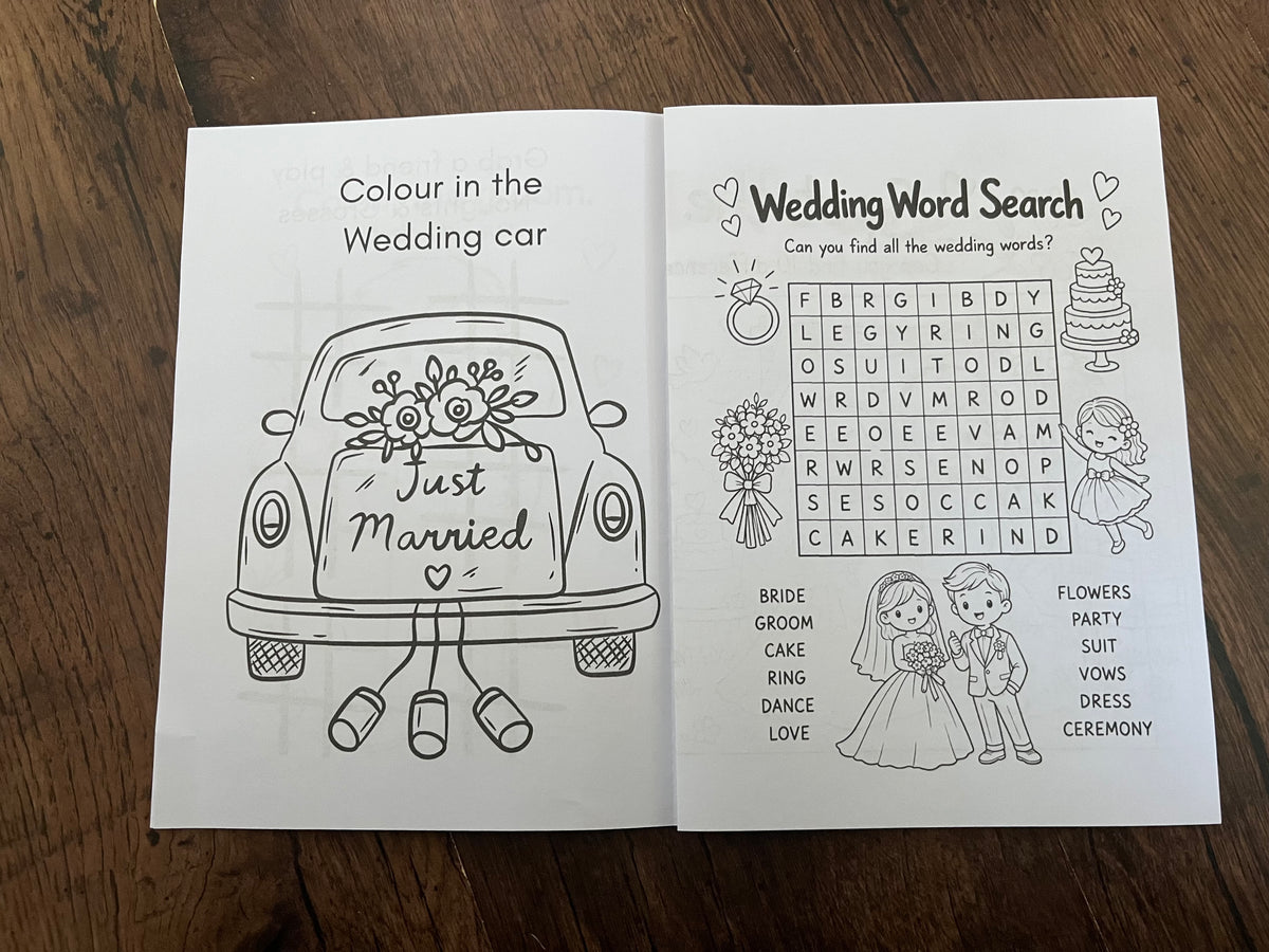 Wedding Activity Booklets