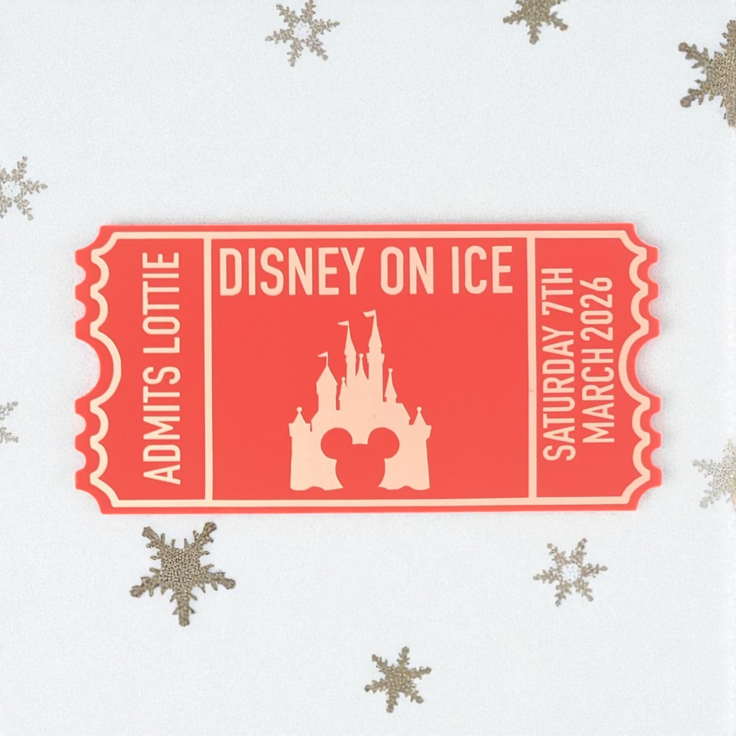 Christmas Acrylic Tickets