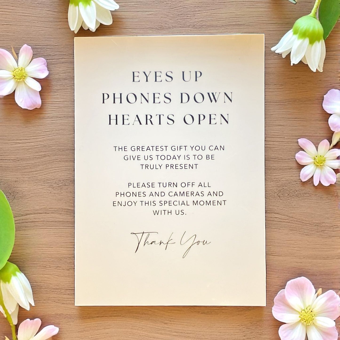 🖤 Pick a seat / Unplugged signs / Social Media