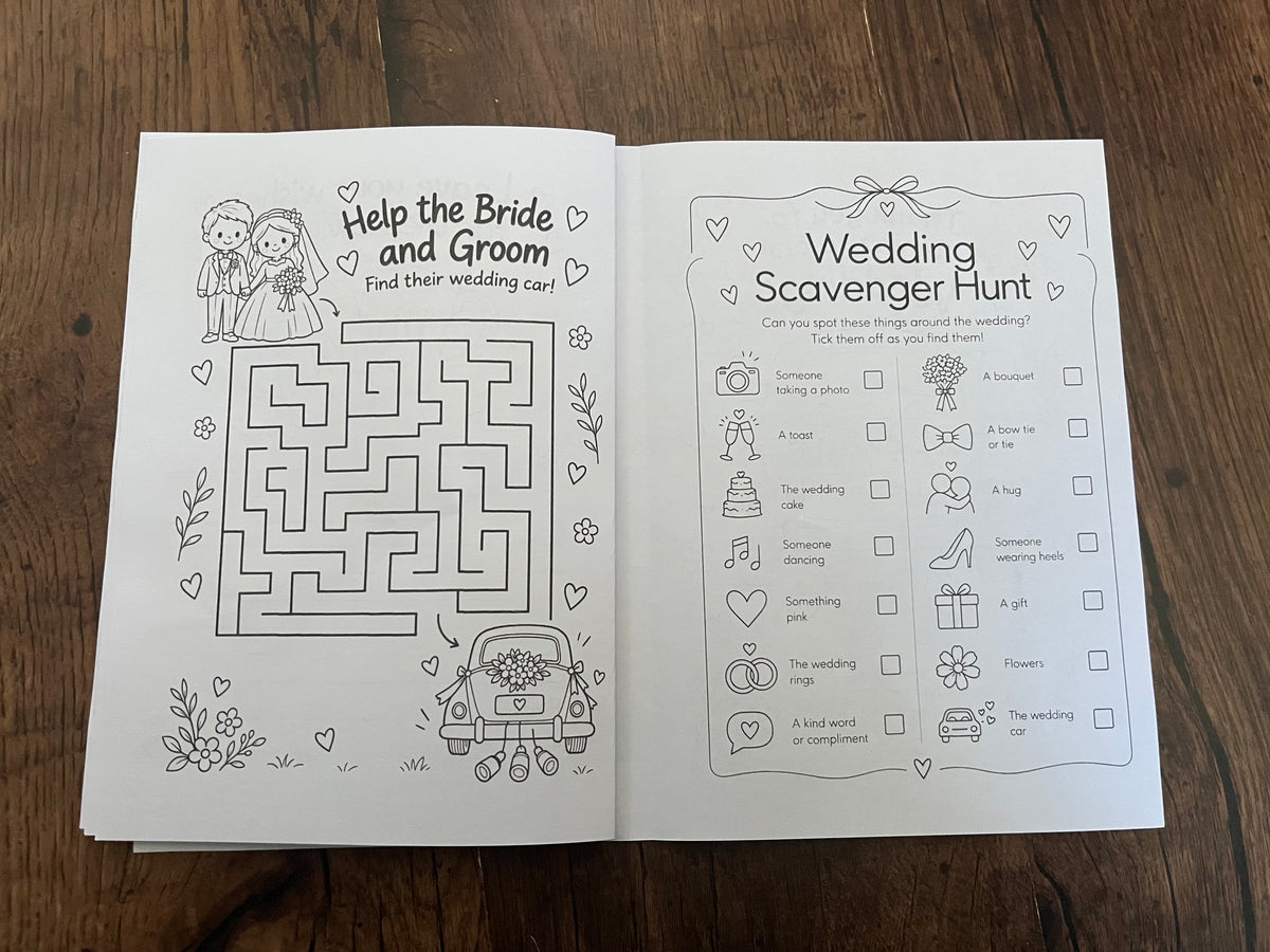 Wedding Activity Booklets