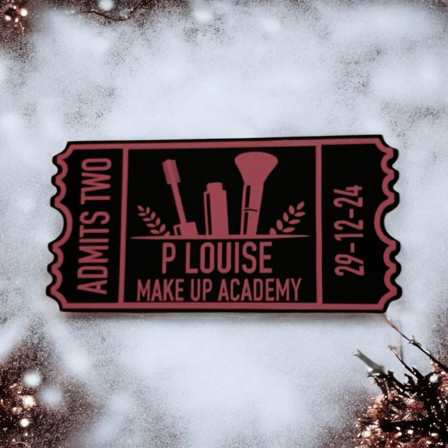 Christmas Acrylic Tickets