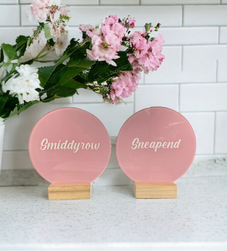 Table Numbers