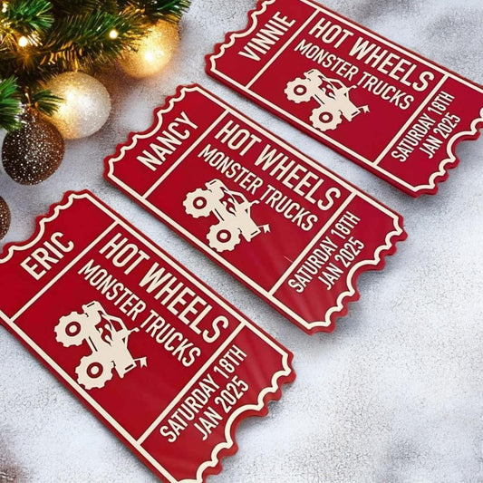 Christmas Acrylic Tickets