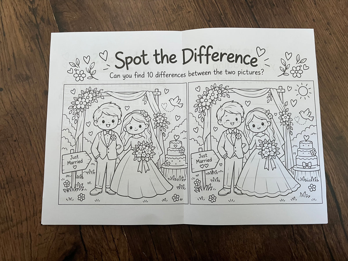 Wedding Activity Booklets