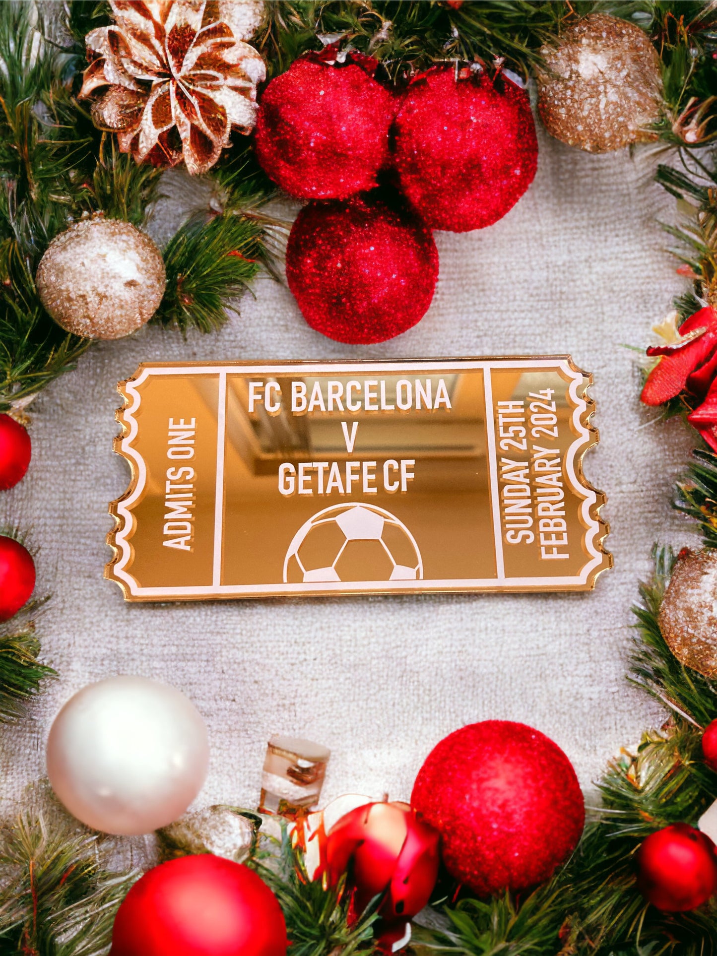 Christmas Acrylic Tickets
