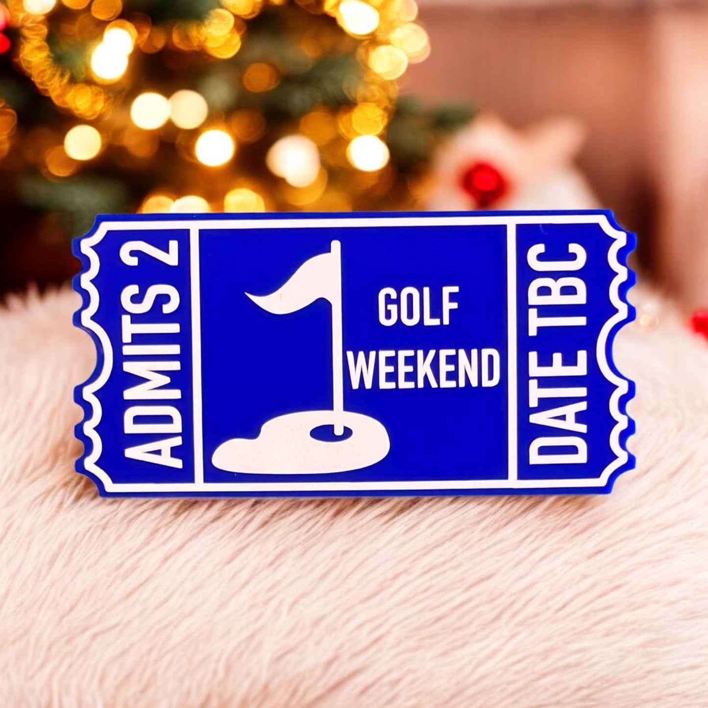 Christmas Acrylic Tickets