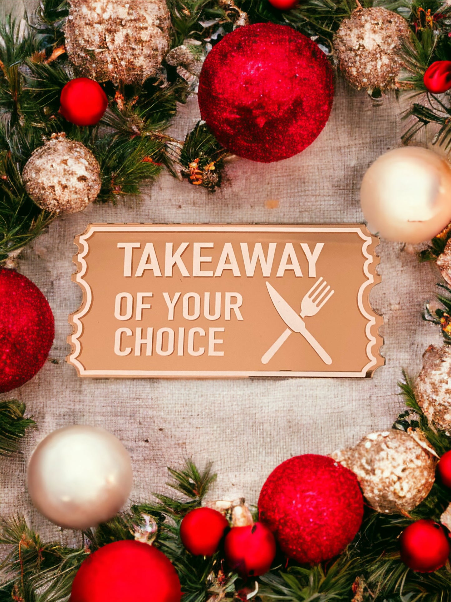 Christmas Acrylic Tickets