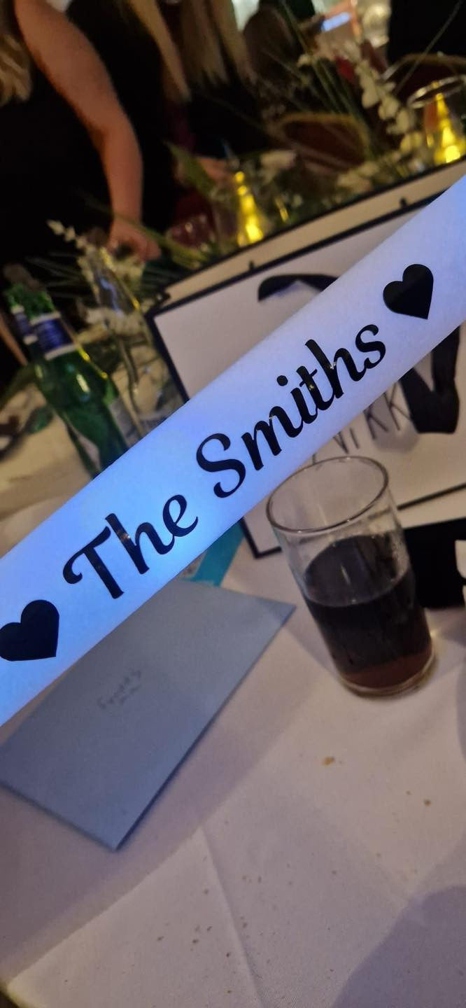 Personalised Glow Sticks / Sunglasses