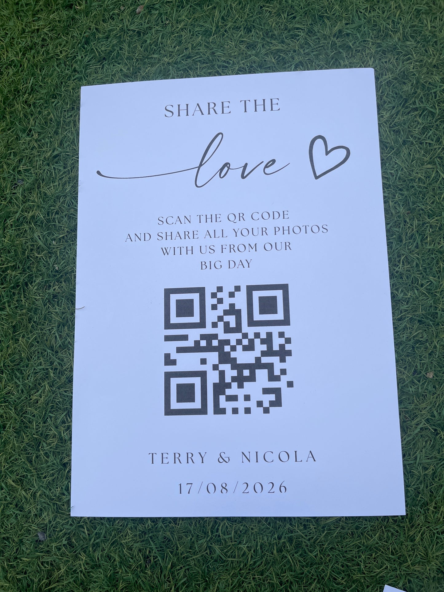 QR Card Prints