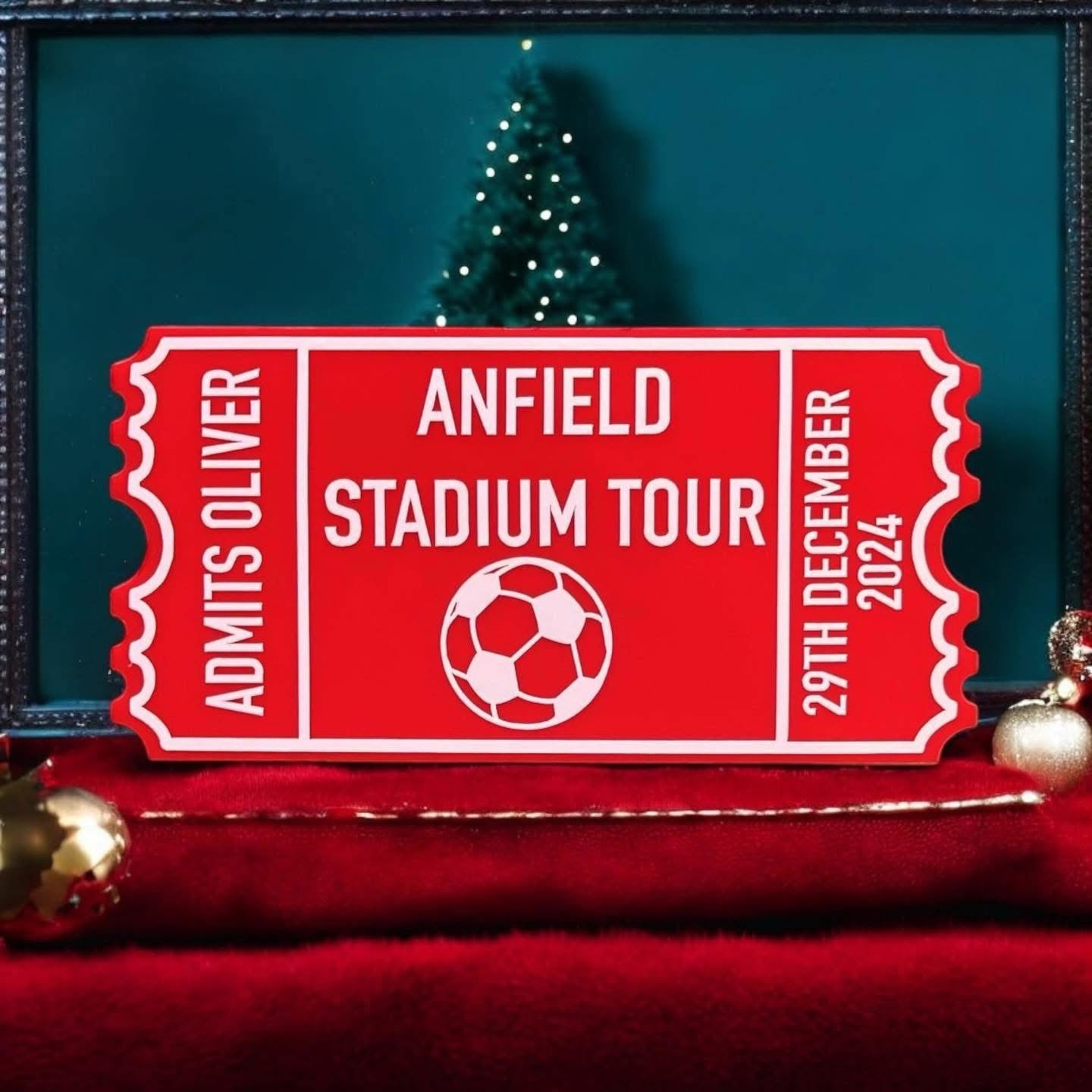Christmas Acrylic Tickets