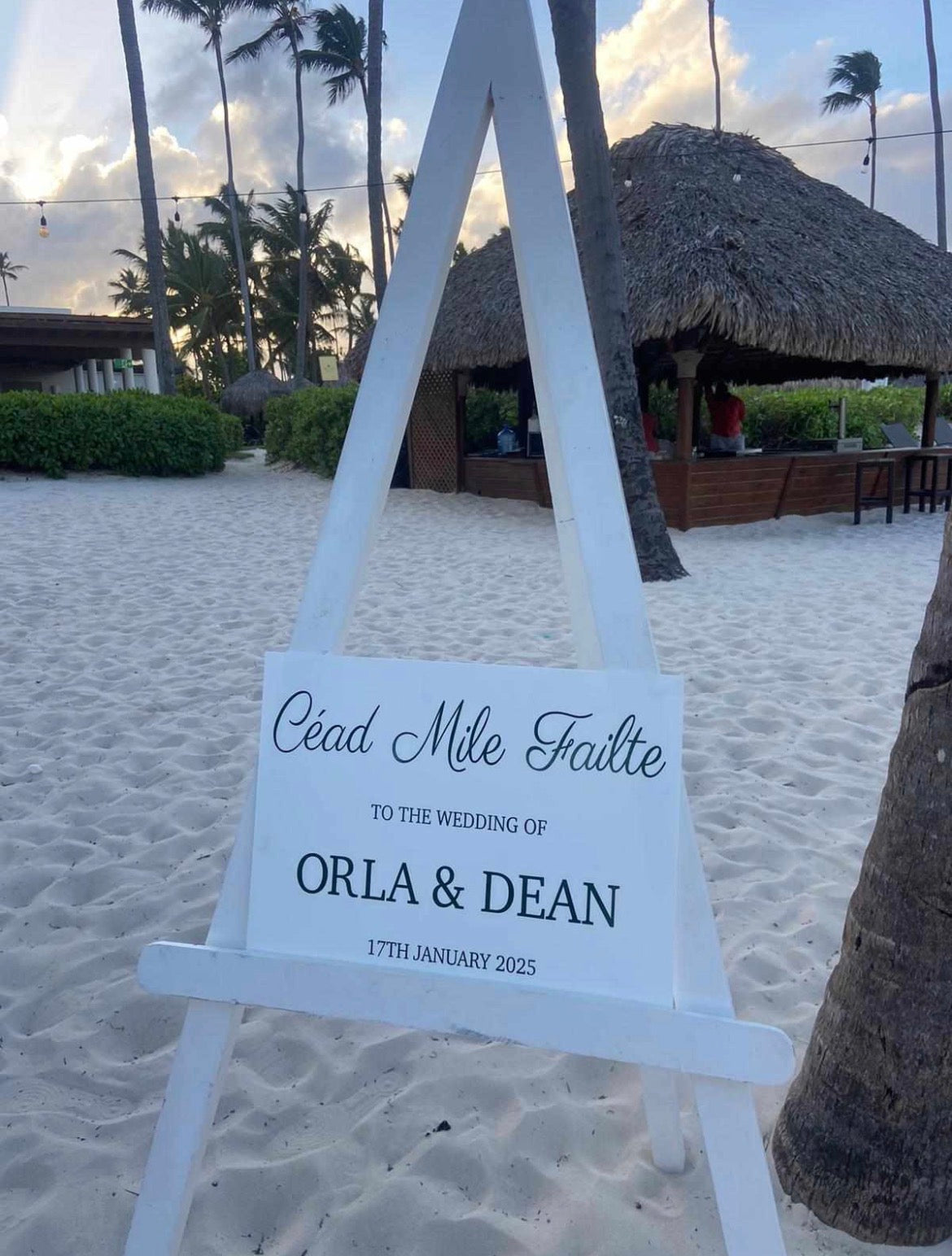 Acrylic Welcome Sign