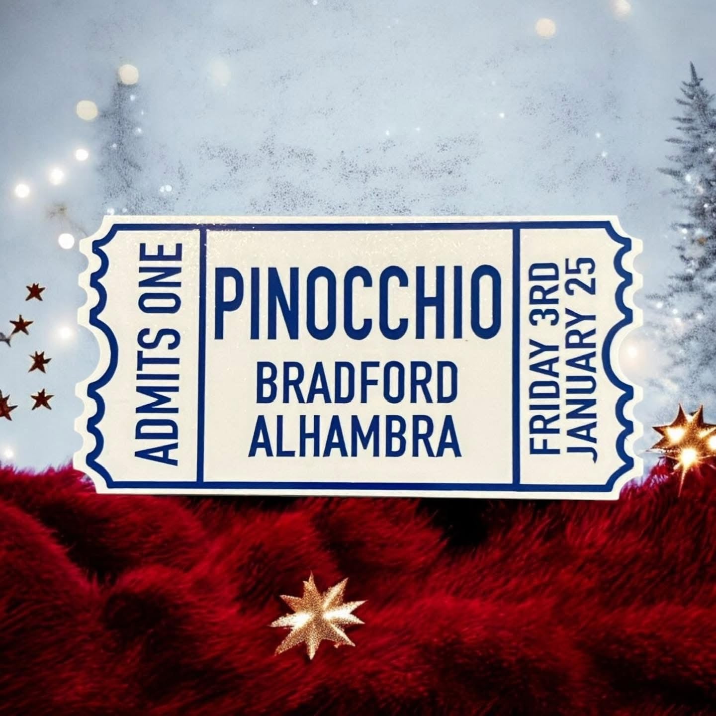 Christmas Acrylic Tickets