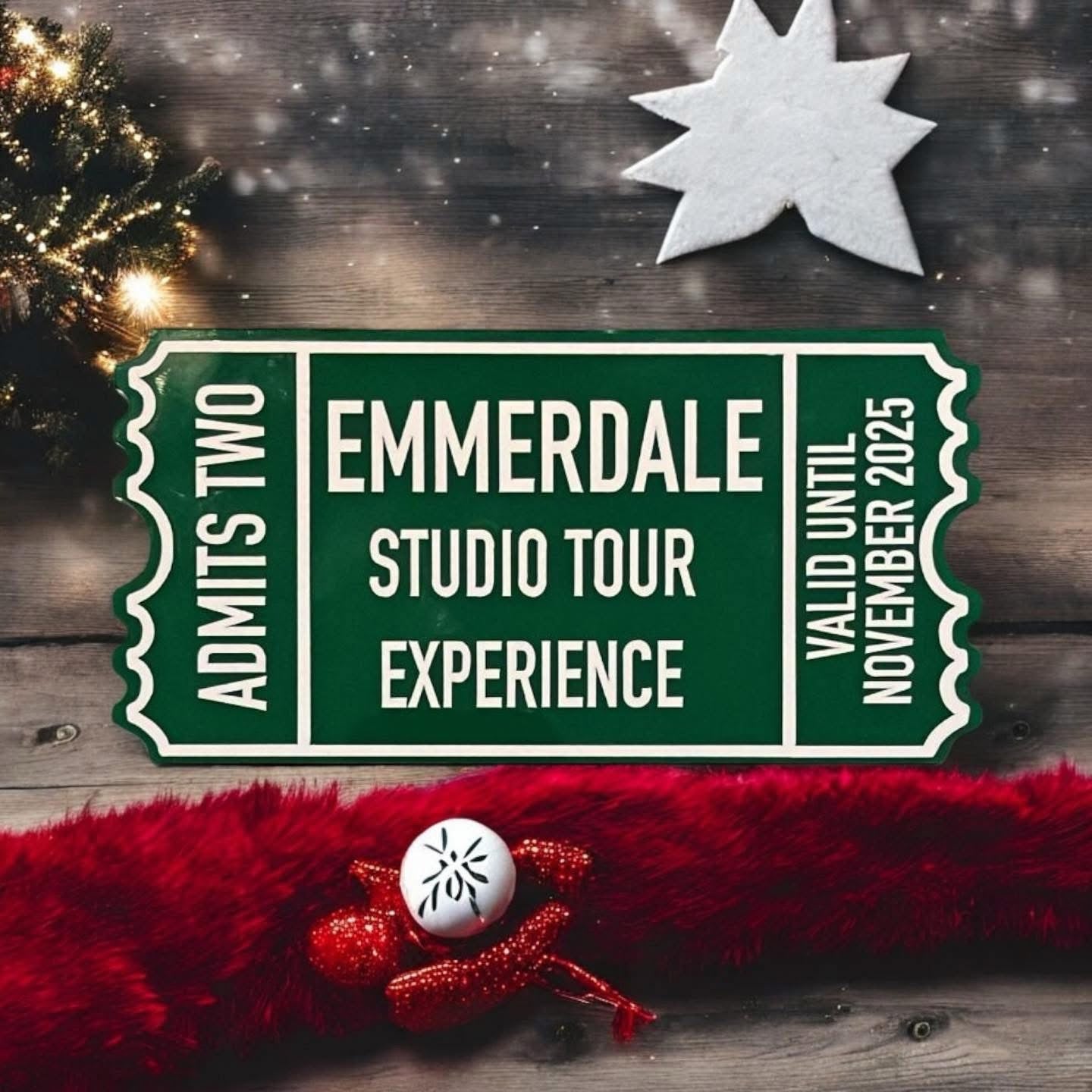 Christmas Acrylic Tickets