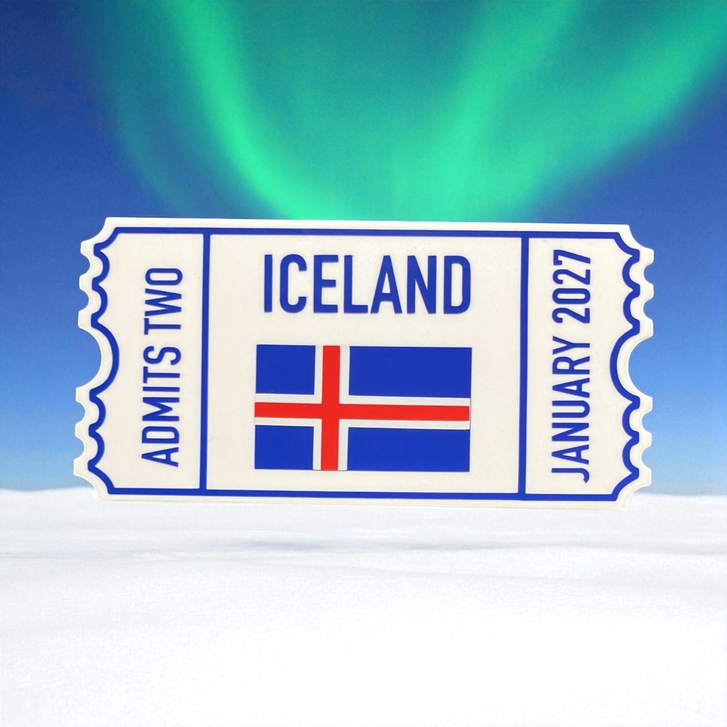 Christmas Acrylic Tickets