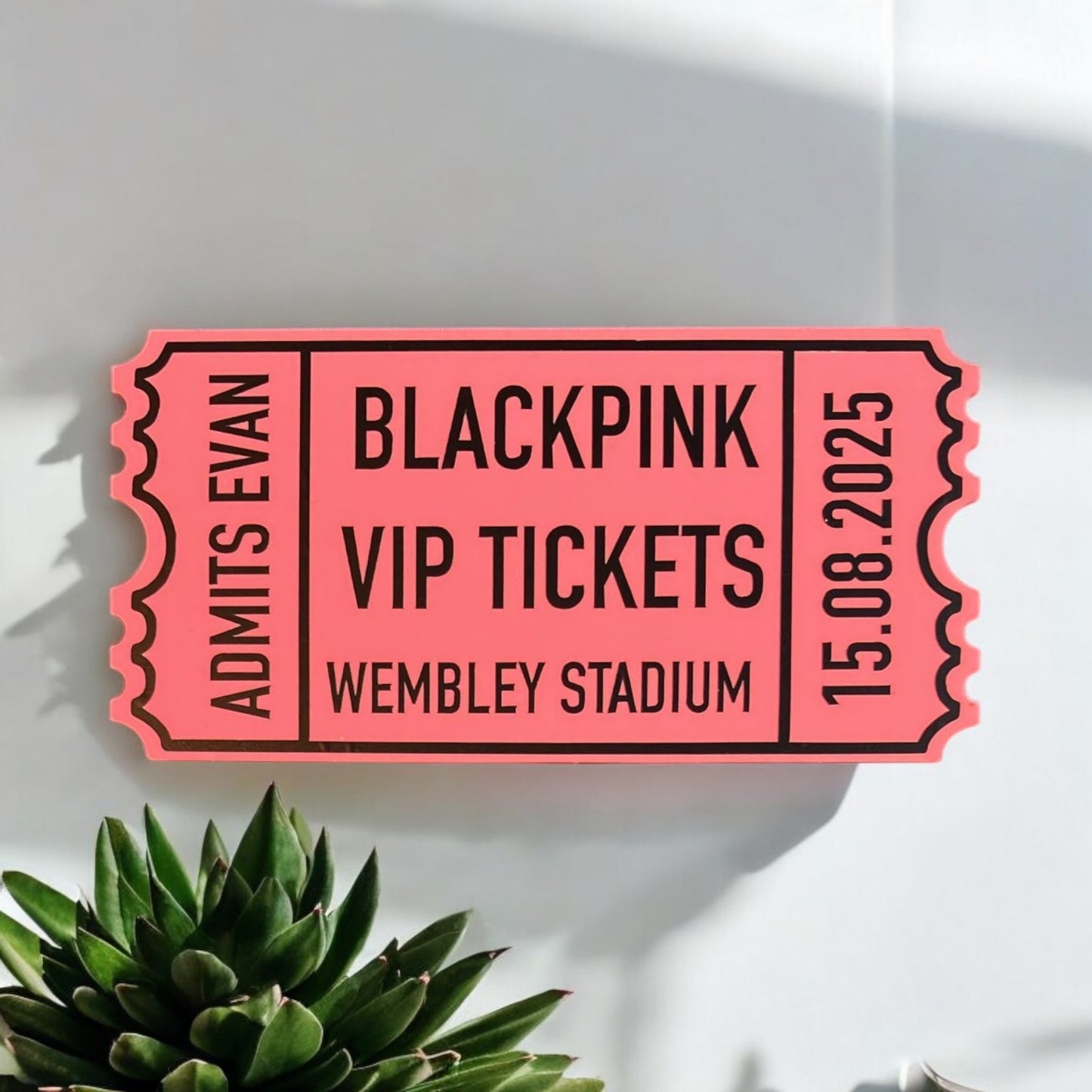 Christmas Acrylic Tickets