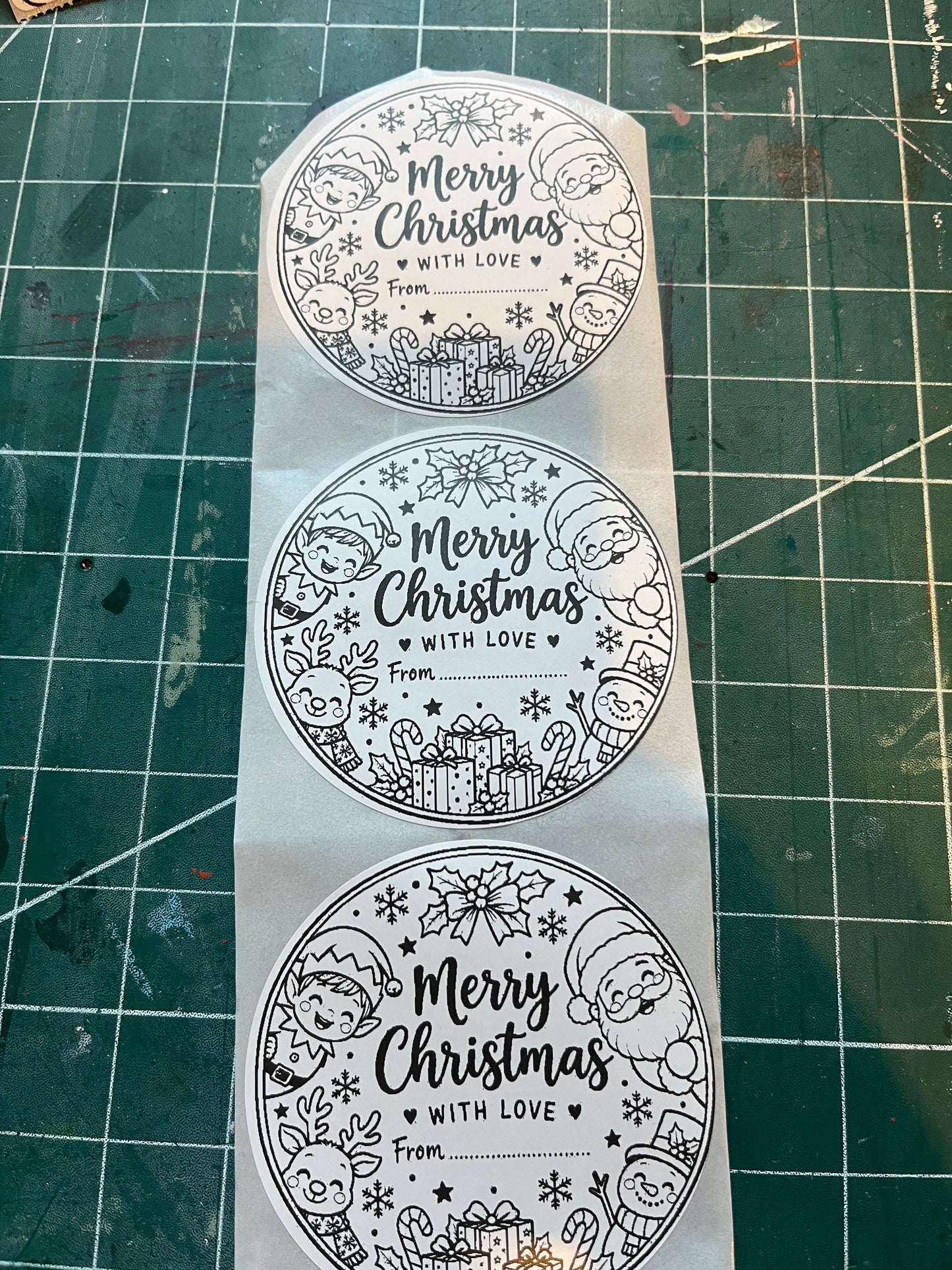Santa North Pole Labels