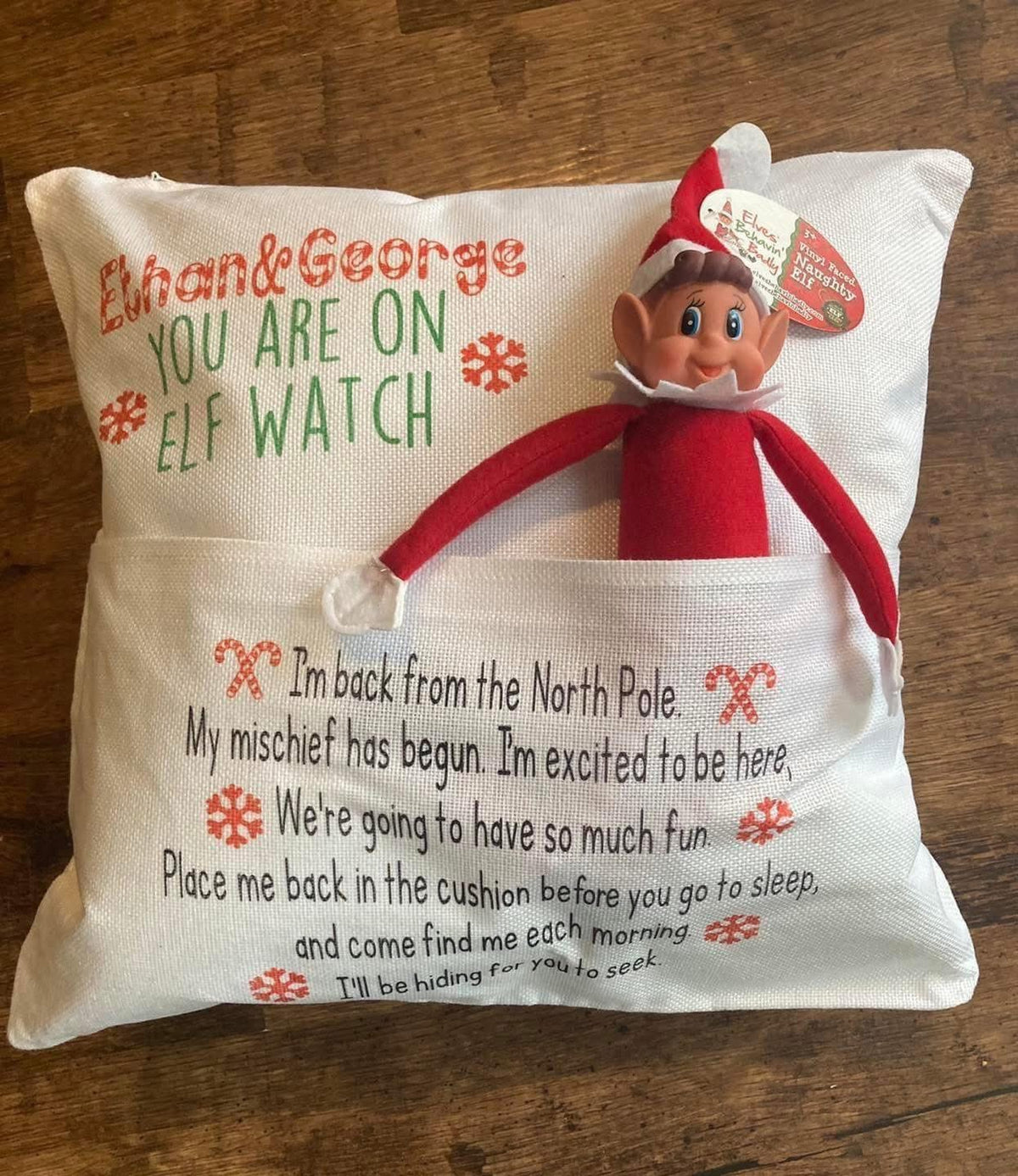 Elf Pocket Cushion Cover Case