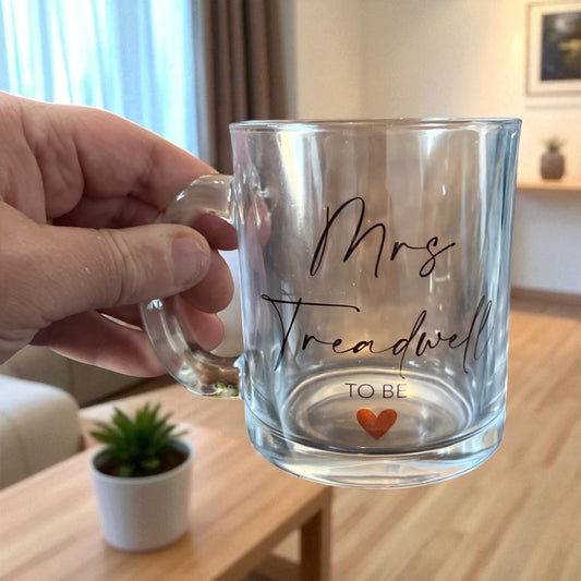 Printed Glass Mugs