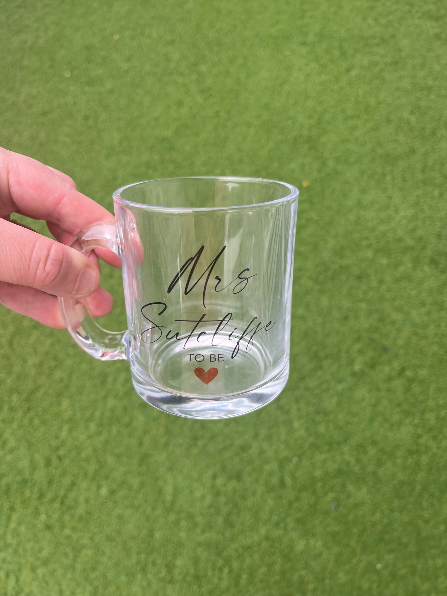 Printed Glass Mugs