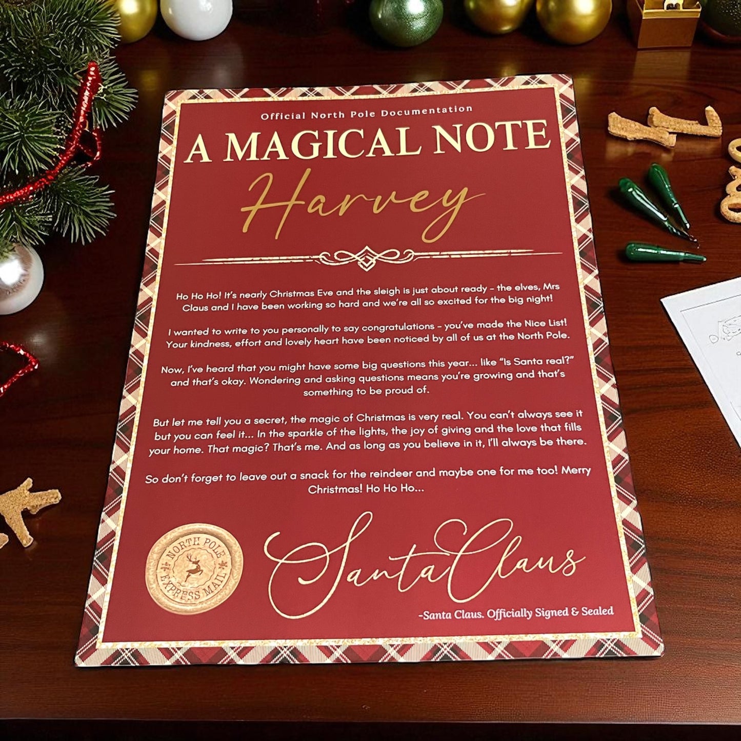 Christmas Certificates
