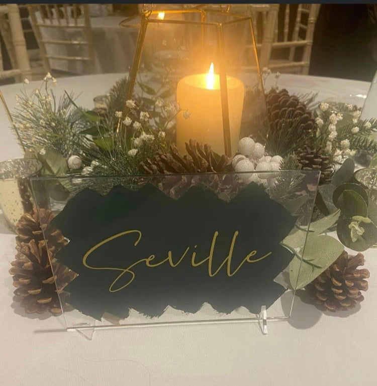Table Numbers